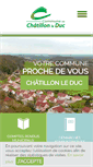 Mobile Screenshot of chatillon-le-duc.fr